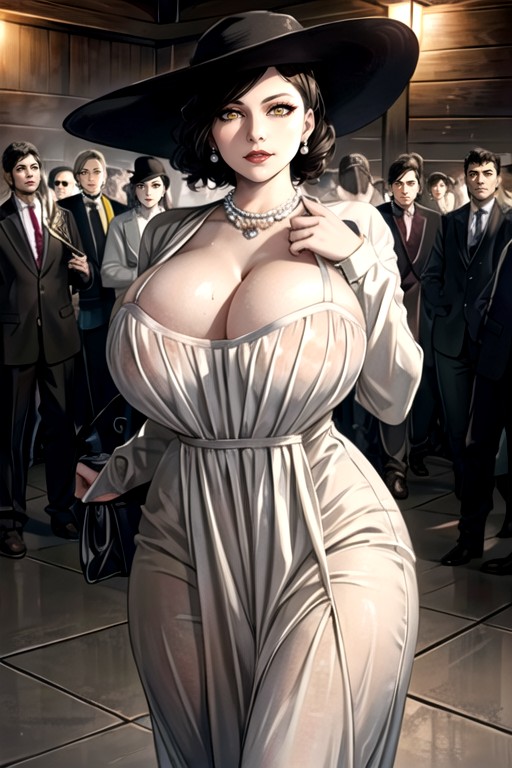 Lady Dimitrescu (resident Evil), Sutiã, Gang Bang Pornografia de IA