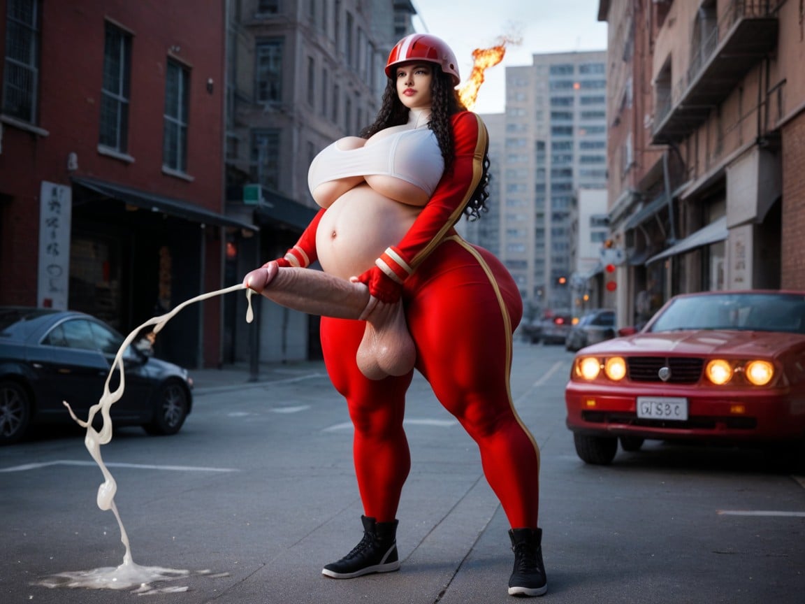 Extremely Large Penis, Fat, Extremely Long Penis Shemale AI Porn