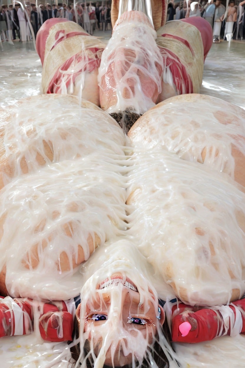 Erect Cock, Futanari Aroused In Public, Cum On Her Tongue Shemale AI Porn