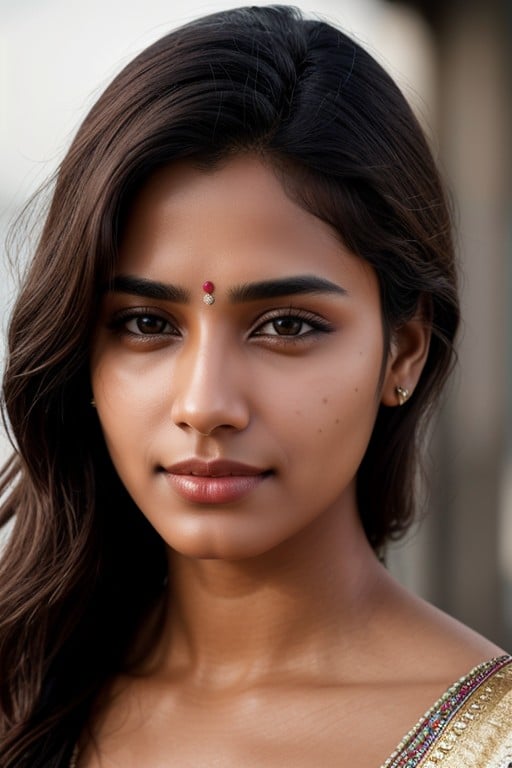 인도 여성	AI 포르노