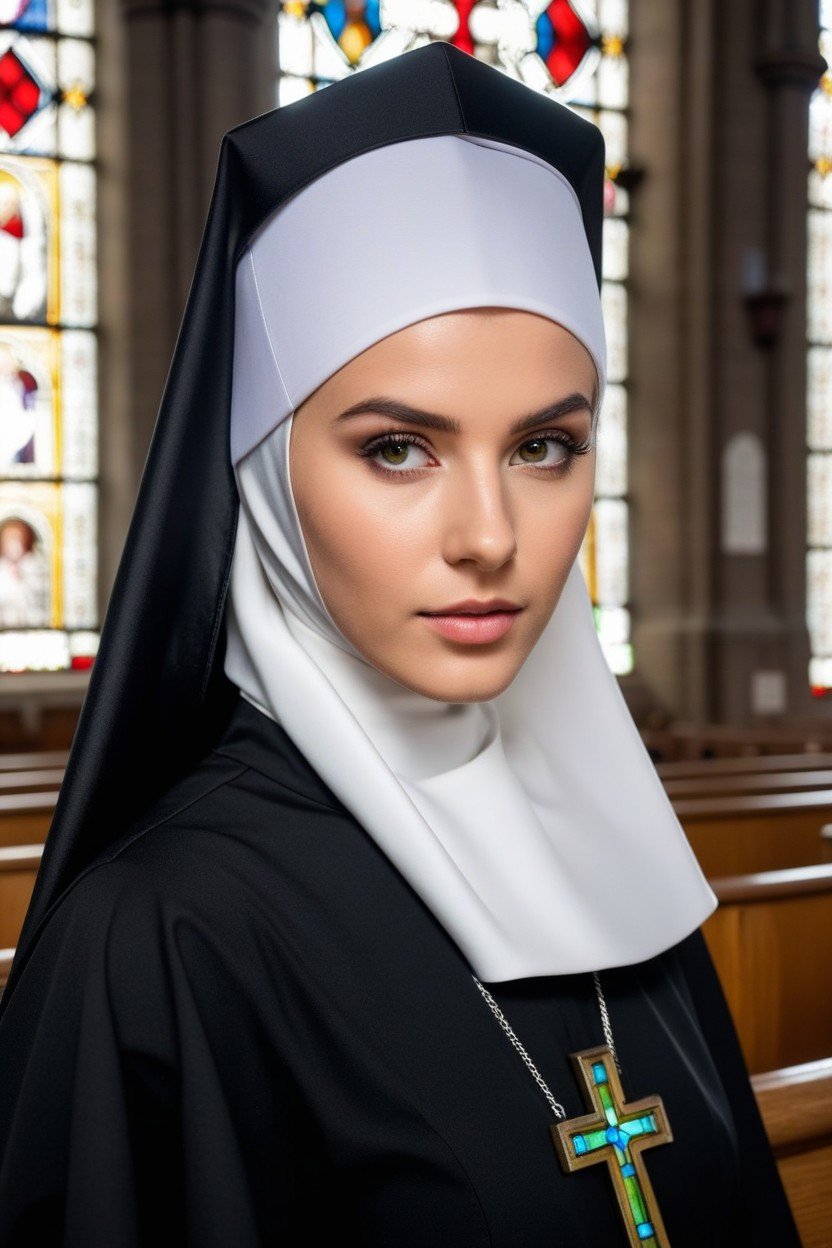 Nun, Church AI Porn