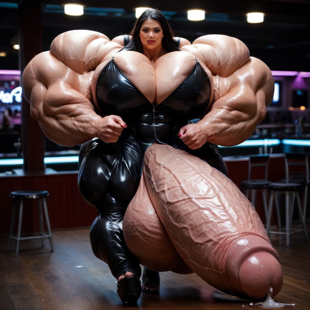Gigantic Penis, Gigantic Scalene, Walking Shemale AI Porn