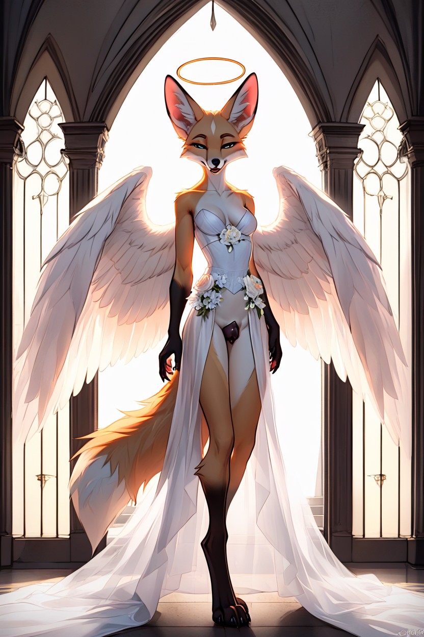 Paws For Feet, Fox, Angelic Furry AI Porn