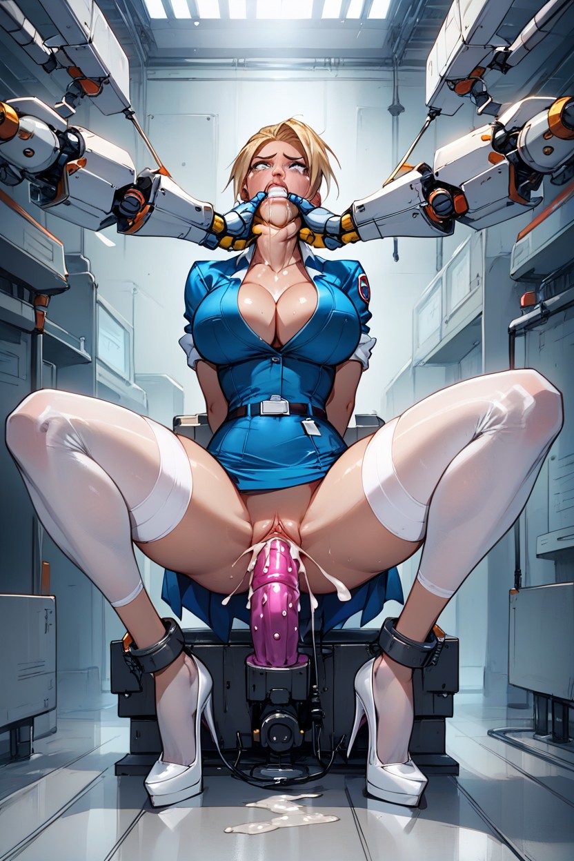 Lab, Crying, Ankle Restraints AI Porn