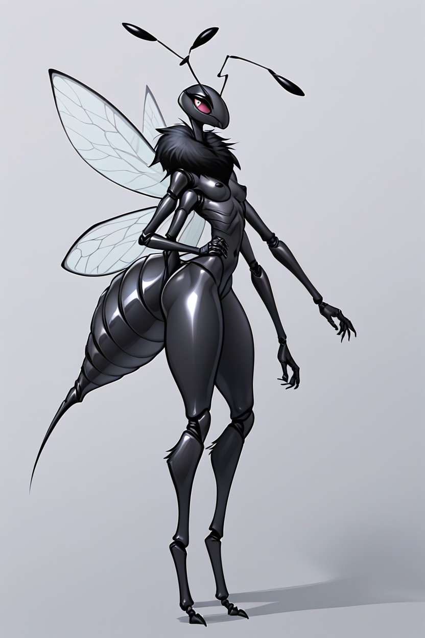 Arthropod Abdomen, Bee Abdomen, 1 Person Furry AI Porn