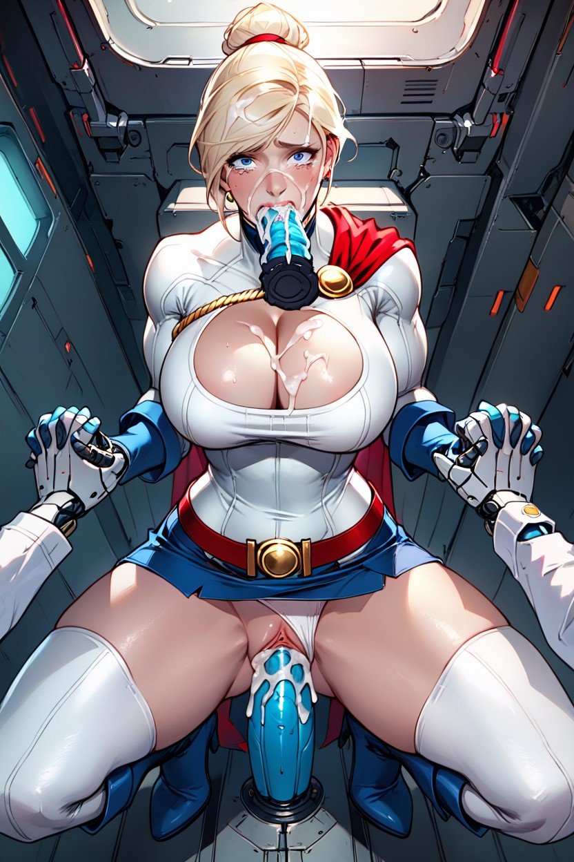 Top Down, Cum In Mouth, Cross Eyed AI Porn