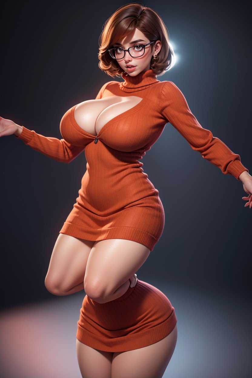 3d freckles art xxx Freckles, Massive Breast, Thick AI Porn