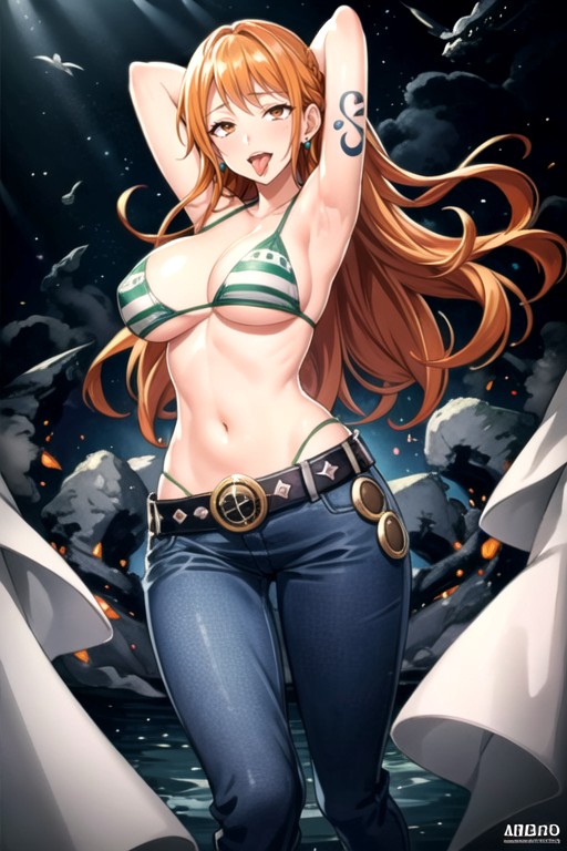 Full Body, Ahegao, Arms Up Furry AI Porn