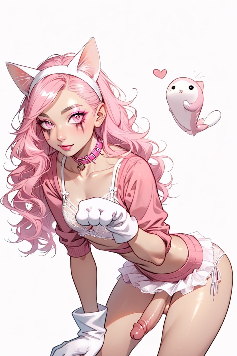 Cute, Sfw, Waist Shot Shemale AI Porn