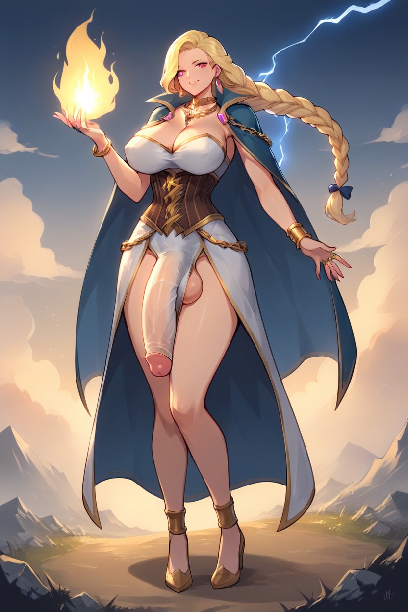 Full Body, Tall, Masterpiece Shemale AI Porn