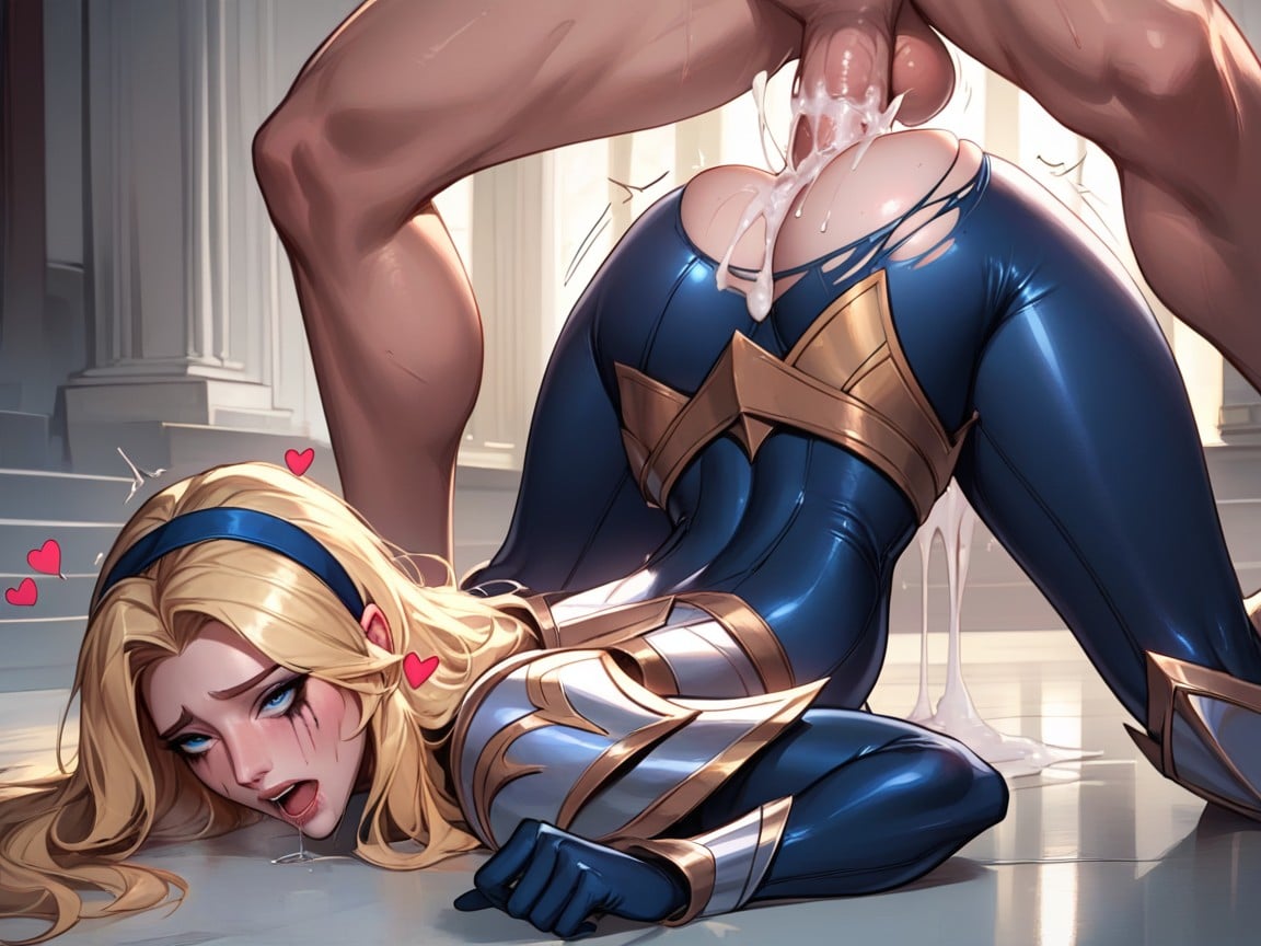 Sweaty, Smeared Makeup, Detailed Hentai AI Porn