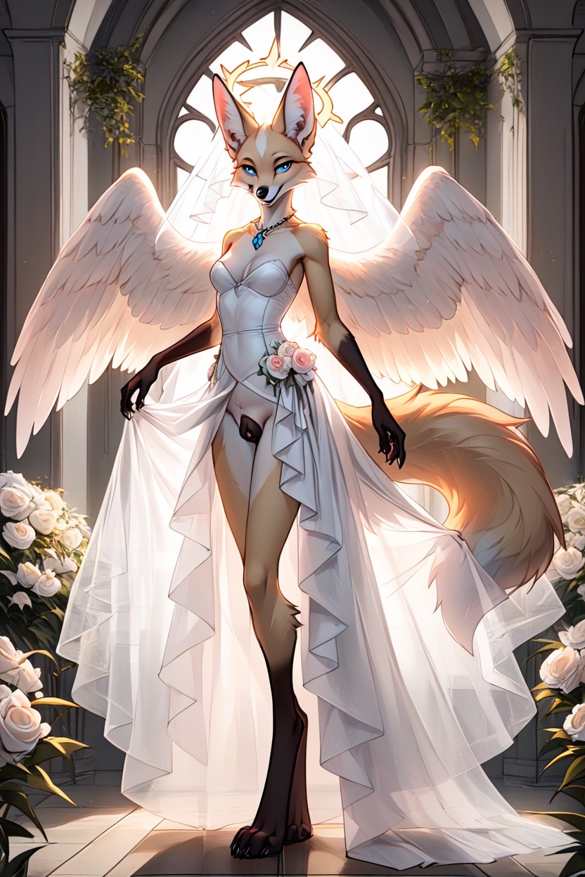 Paws For Feet, Skinny But Quite Strong, Short Hair Furry AI Porn