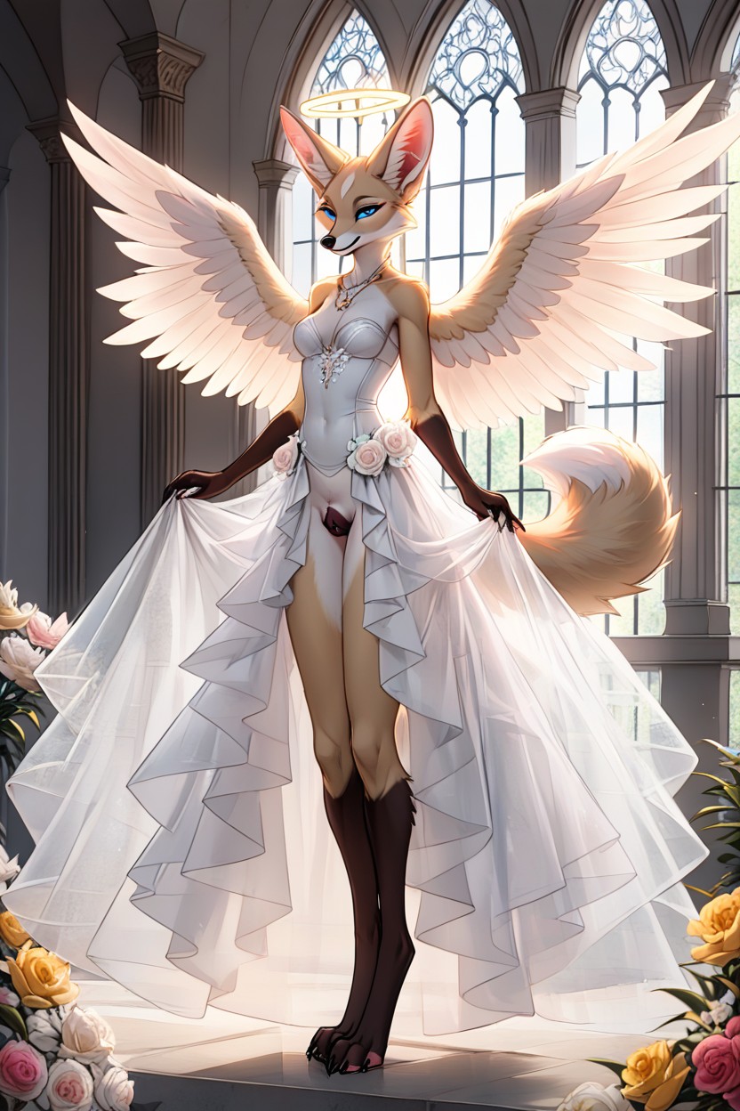Short Hair, Fox, About X Width Of Same Furry AI Porn