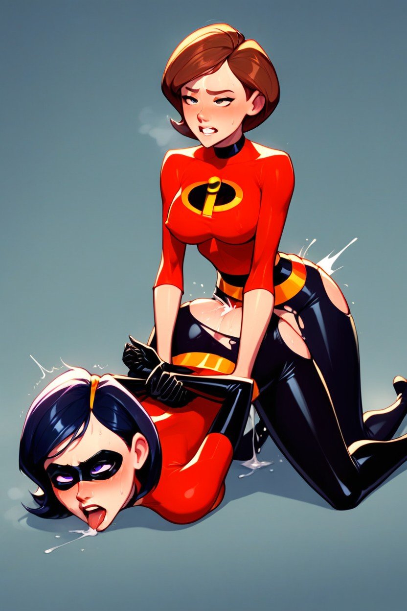Pinned, Violet Parr, Helen Par Horny AI Porn