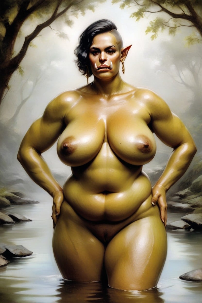 Grinning, Front View, Nsfw AI Porn