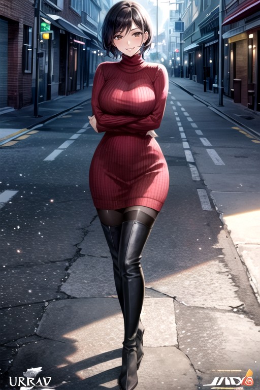 Standing, Ada Wong (resident Evil), Full Body AI Gay Porn