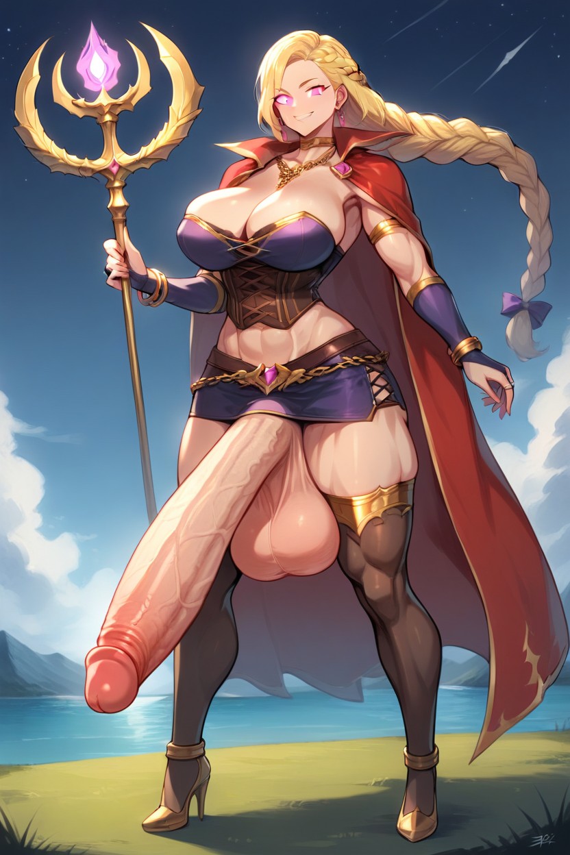 Necklace, Tall, Corset Shemale AI Porn