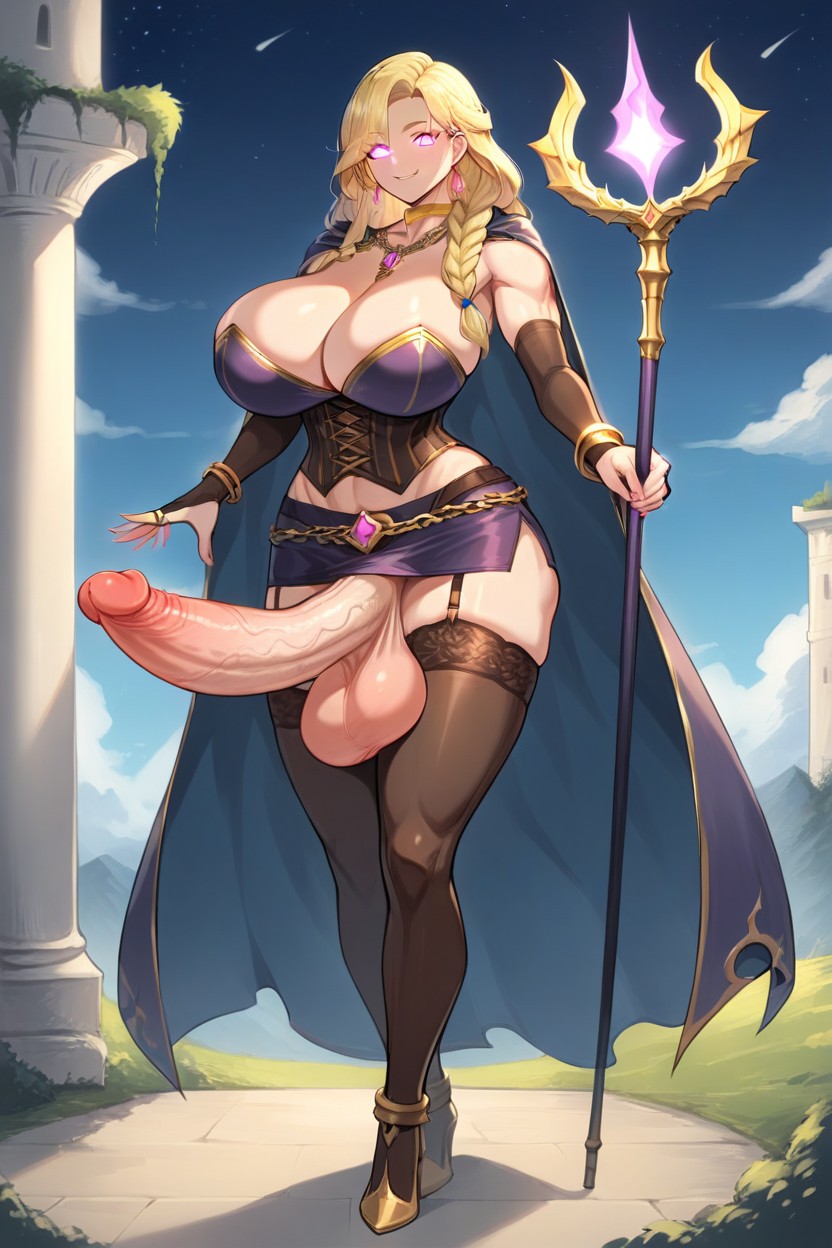 Massive Ass, Thick Thighs, Cape Shemale AI Porn