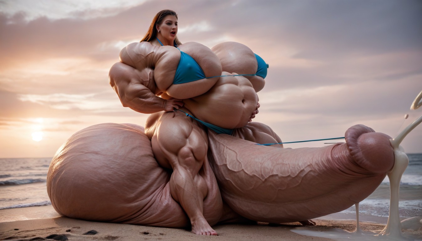 Gigantic Ads, Masturbation, Huge Breasts Shemale AI Porn