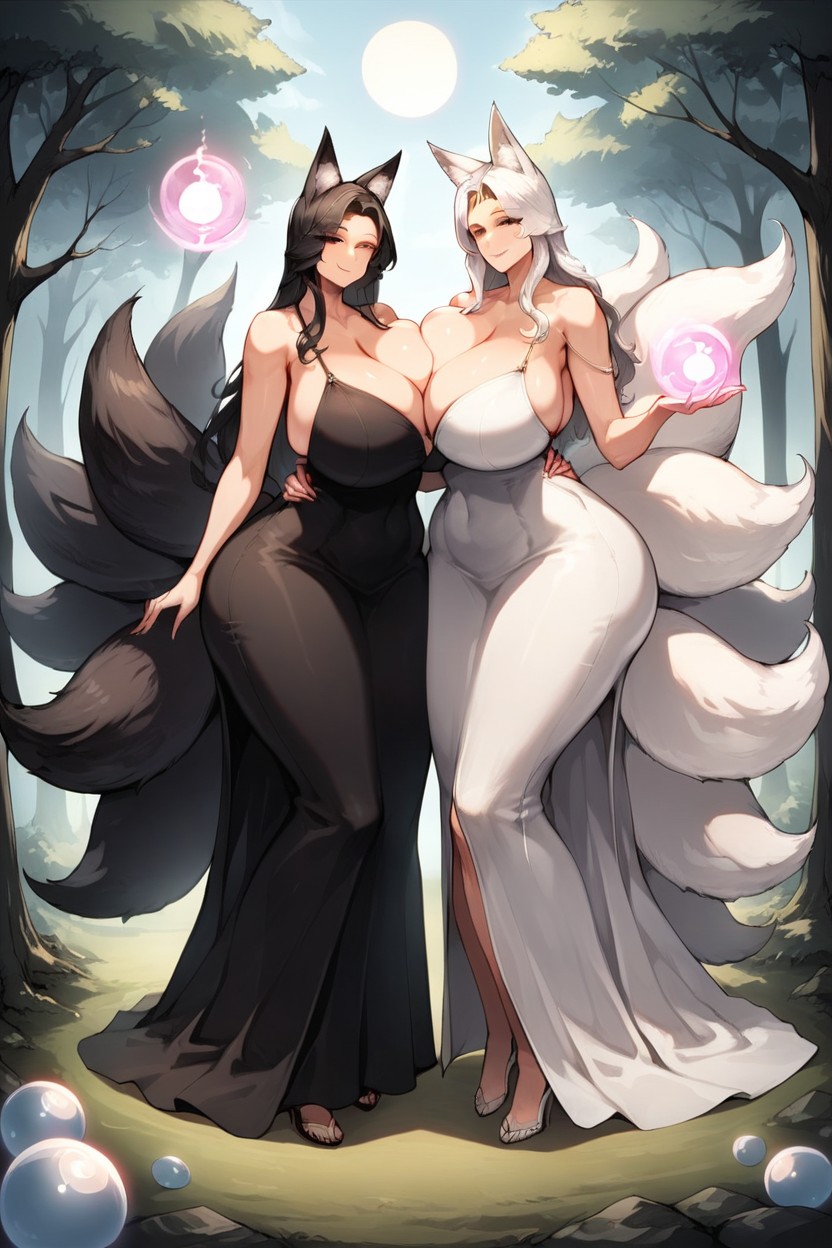 Smug, Looking At Viewer, Kitsune Hentai AI Porn