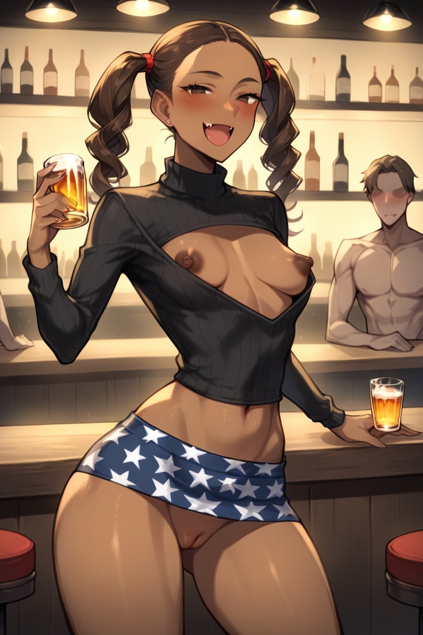 Ultra Detailed, Round Ass, Breasts Apart AI Porn