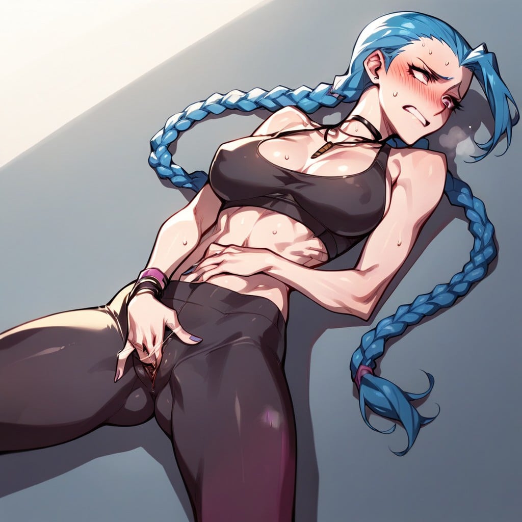 Jinx Masturbating - League of Legends Hentai Slideshow