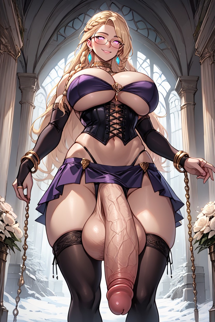 Jewelry, Hourglass Body, Magic Shemale AI Porn