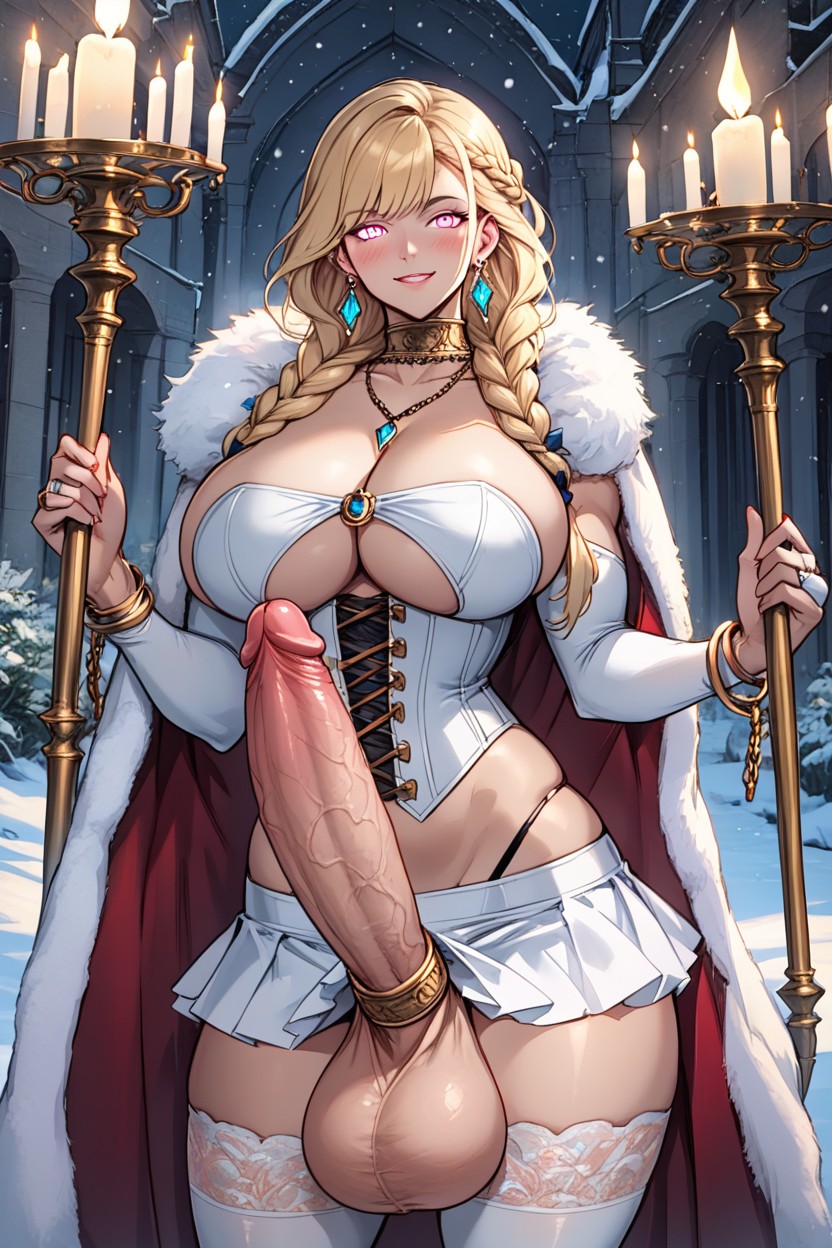 Ring, High Quality, Blonde Hair Shemale AI Porn