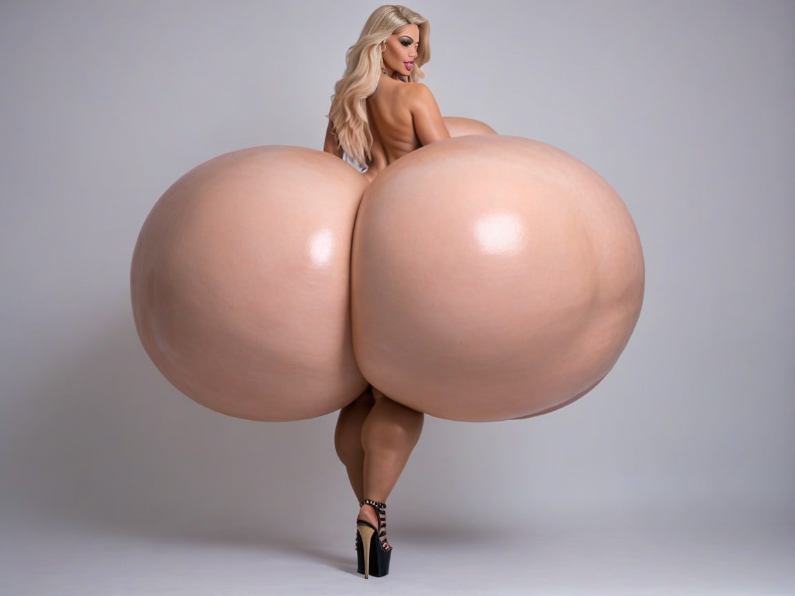 Bbl, Huge Fake Bimbo Booty, Huge Fake Bimbo Boobs AI Porn
