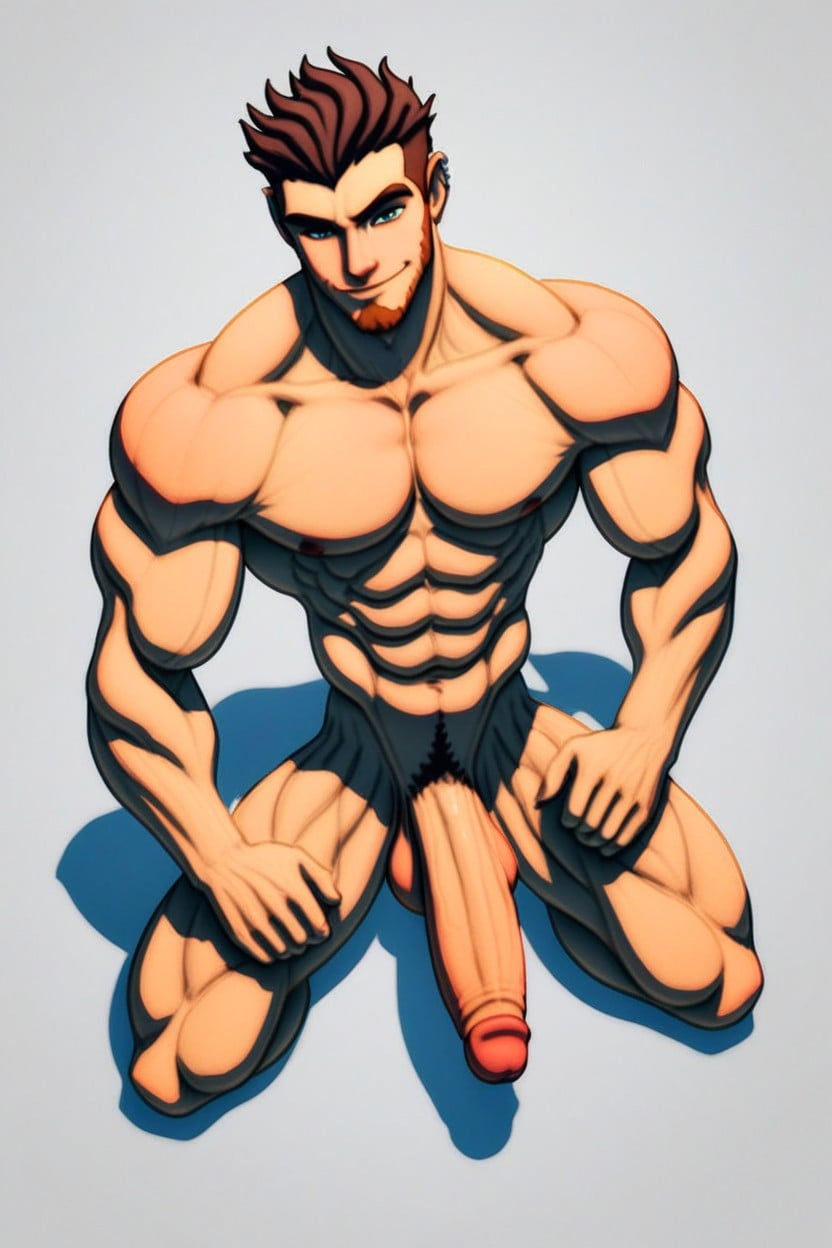 Big Balls, Schizoid_art, On His Knees AI Gay Porn