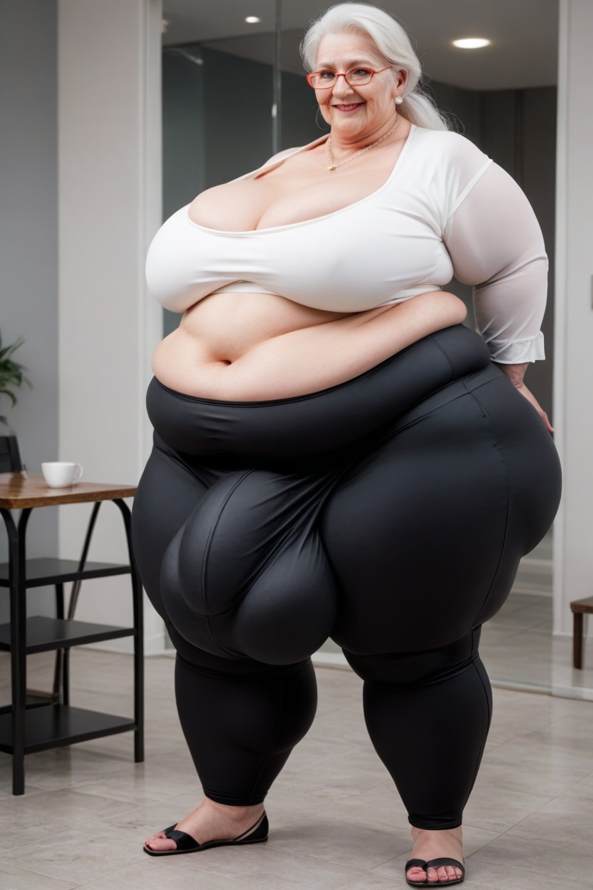 Thich Thighs, Tall, Bbl Shemale AI Porn