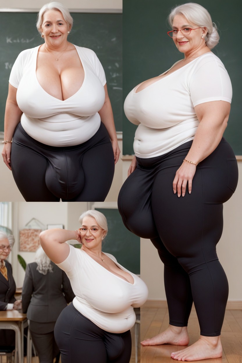 Gigantic, Obese, Tall Shemale AI Porn