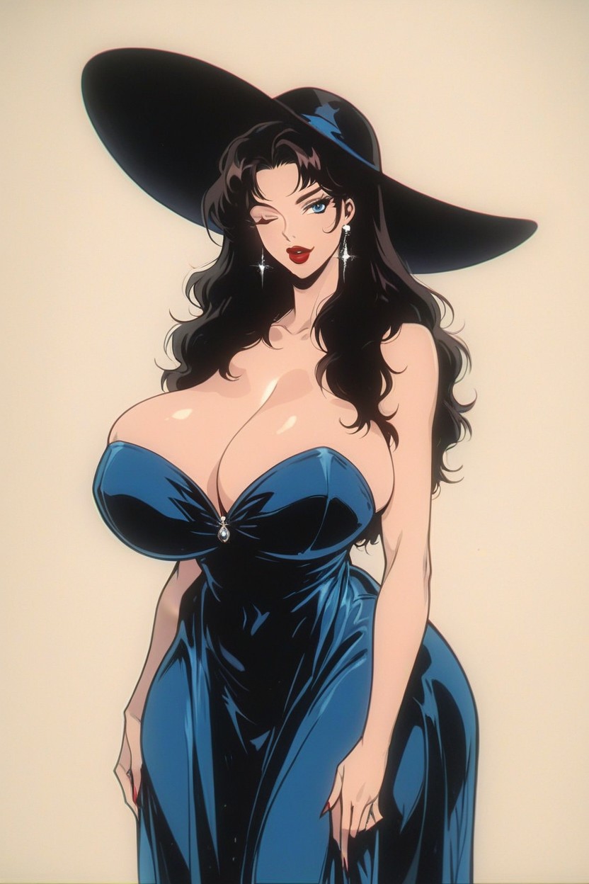 Blue Eyes, British, Model Hentai AI Porn