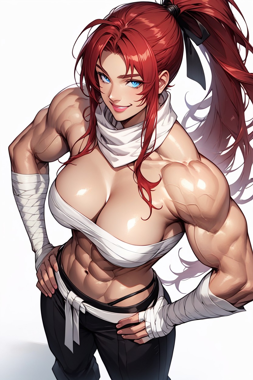 Proud Face, Smiling, Hands On Hips Hentai AI Porn
