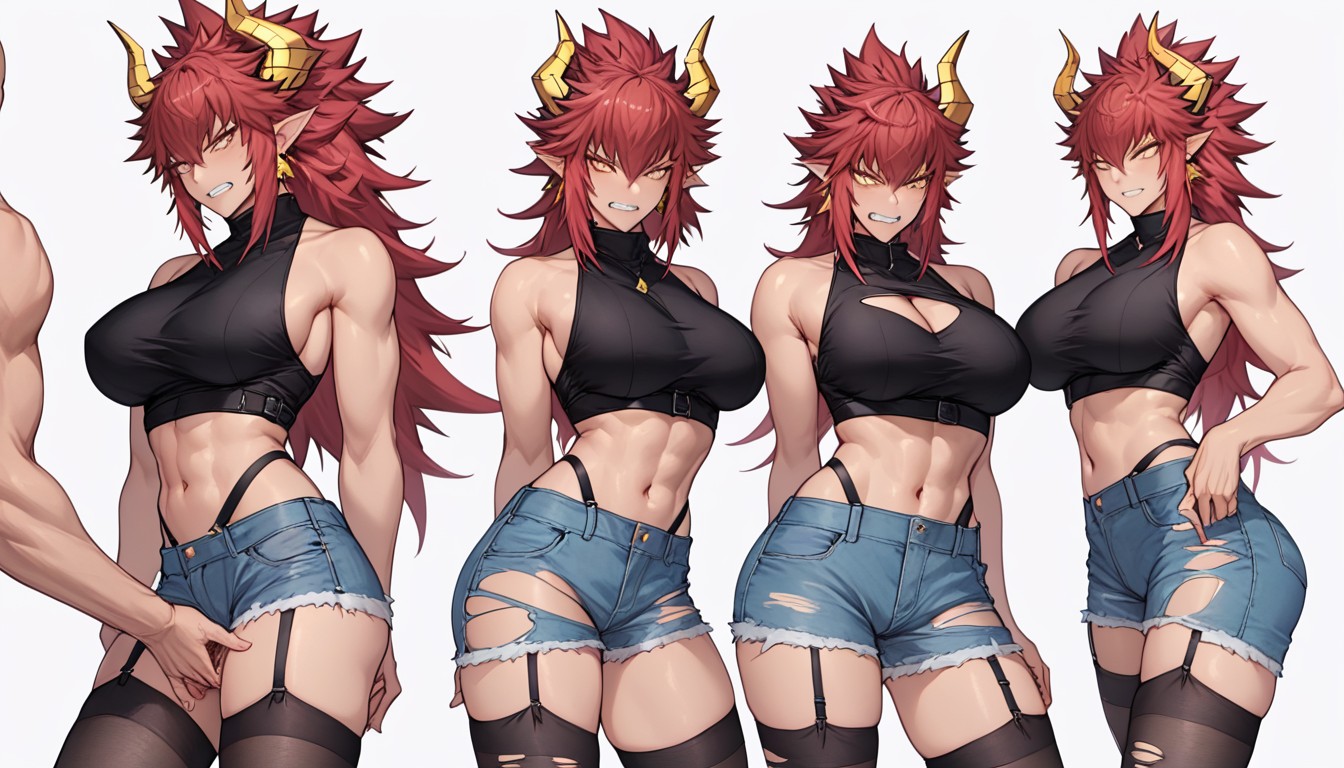 Skinny, Fearful, Man And Woman Furry AI Porn