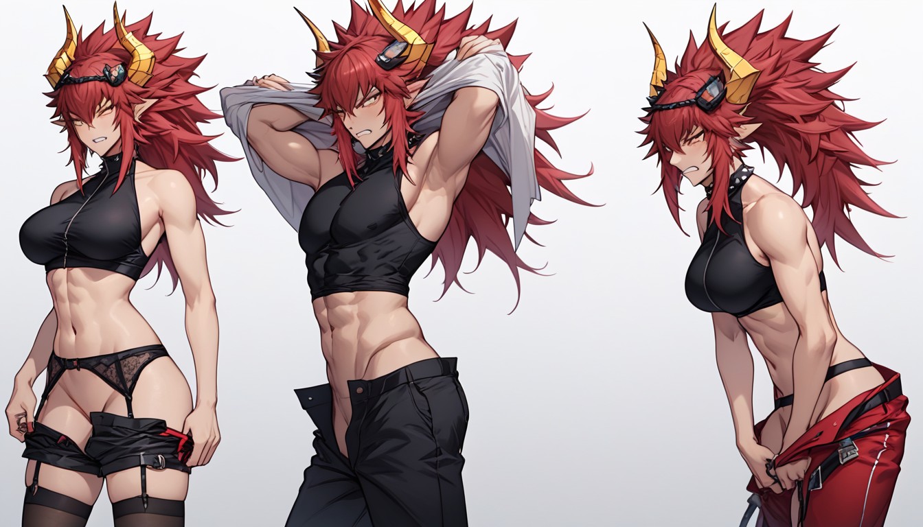 Side View, Zentreya, Fearful Furry AI Porn