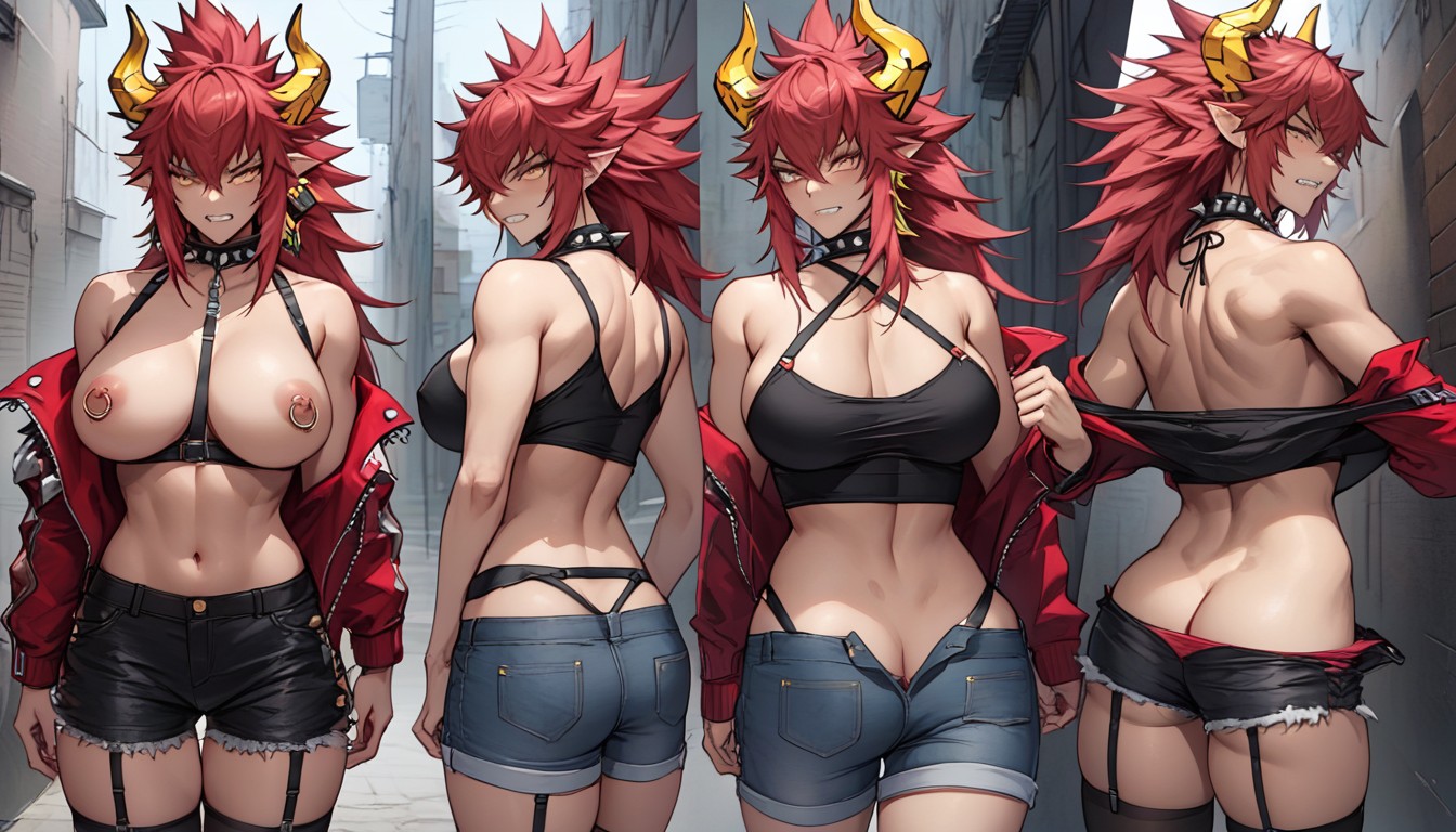 Front View, Zentreya, Top Down Furry AI Porn