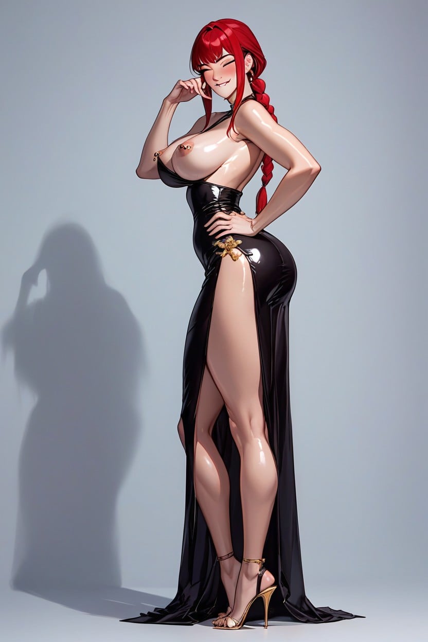 Oiled Boobs, Nice Boobs, Ass Not Covered AI Porn