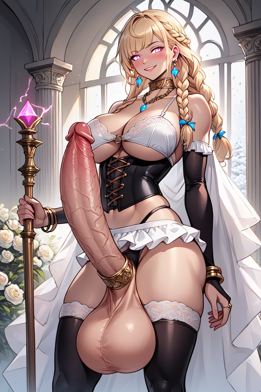 Tall, Massive Breast, High Quality Shemale AI Porn