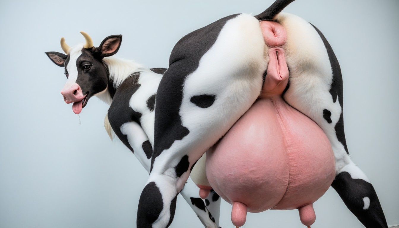 Realistic, Larger Female, Tail Anus Furry AI Porn