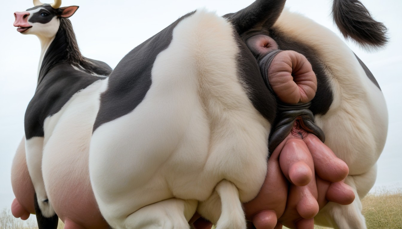 Super Shiny Pussy, Cow Pussy, Extremely Large Ass Furry AI Porn
