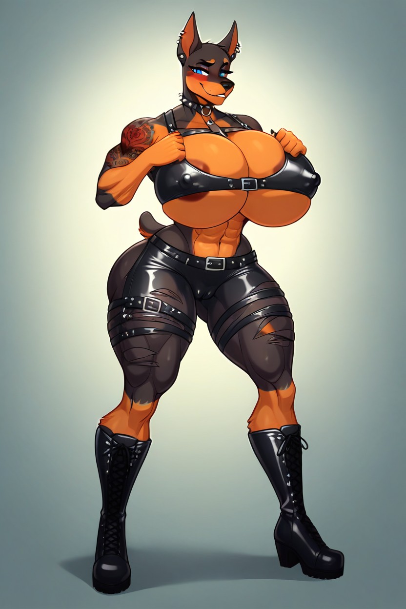 No Hair, Nsfw, Spread Legs Furry AI Porn