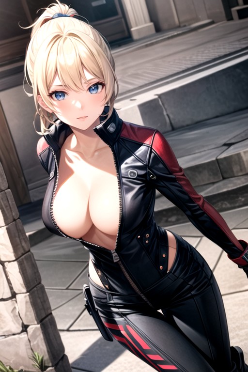 Gloves, Breasts, CleavageAIポルノ