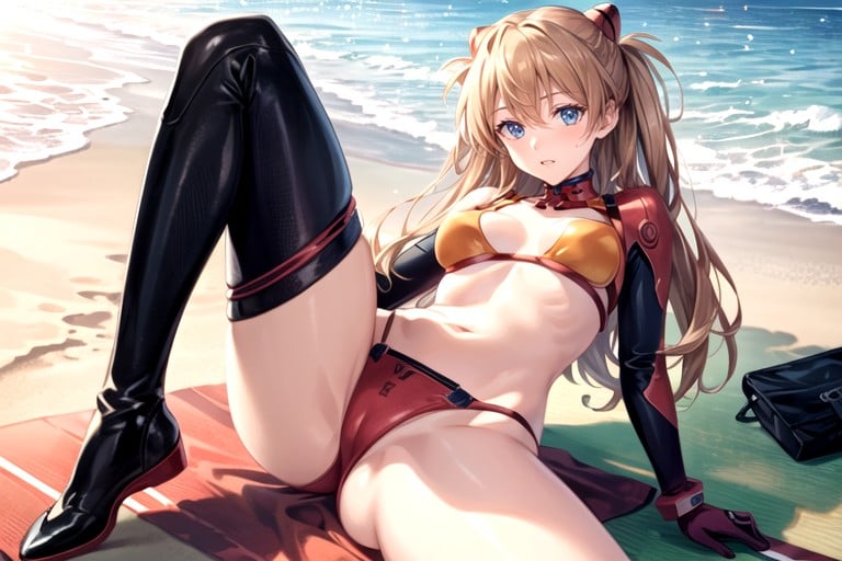 Oculos De Sol, Asuka (evangelion), Bikini Pornografia de IA