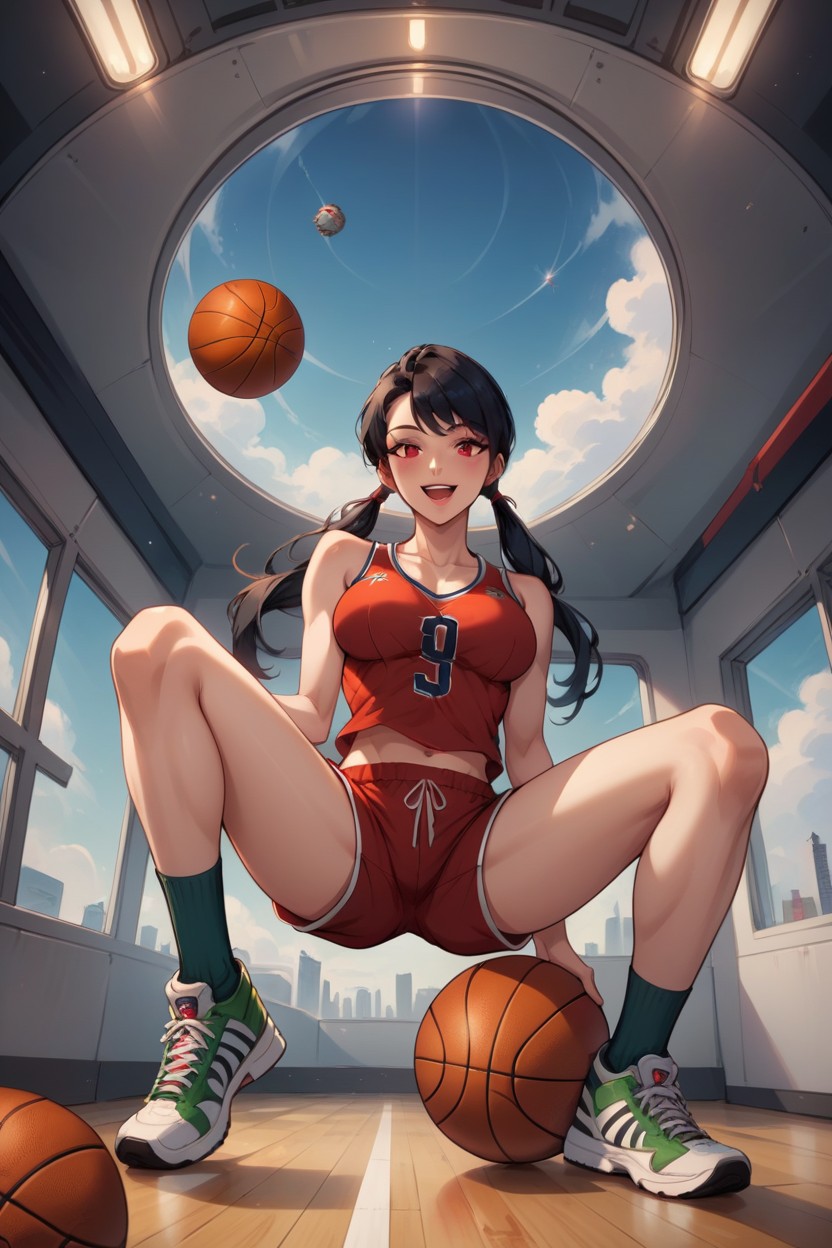 Ball, Harem, Red Eyes Hentai AI Porn