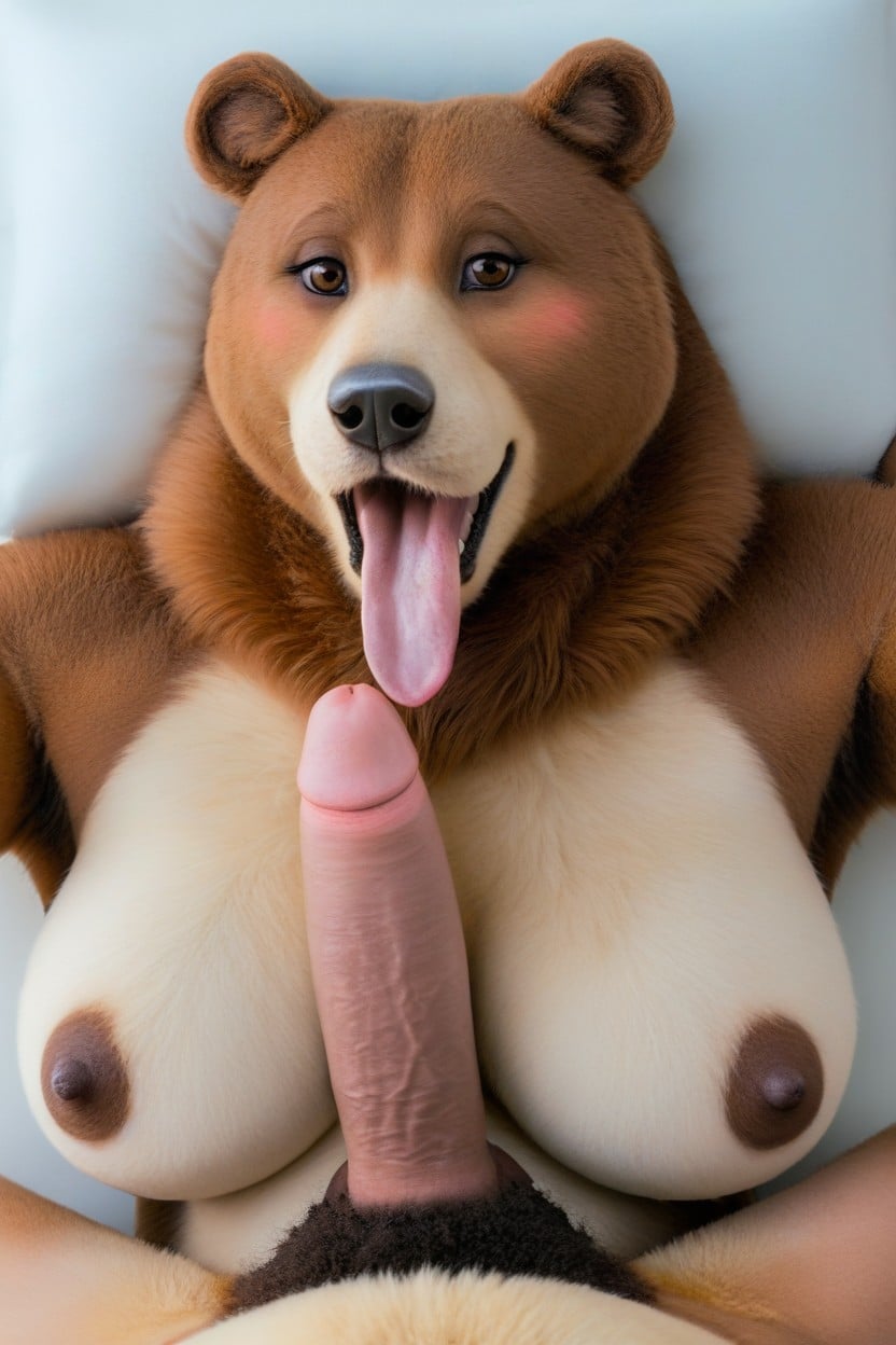 30+, Brown Eyes, Laying Furry AI Porn