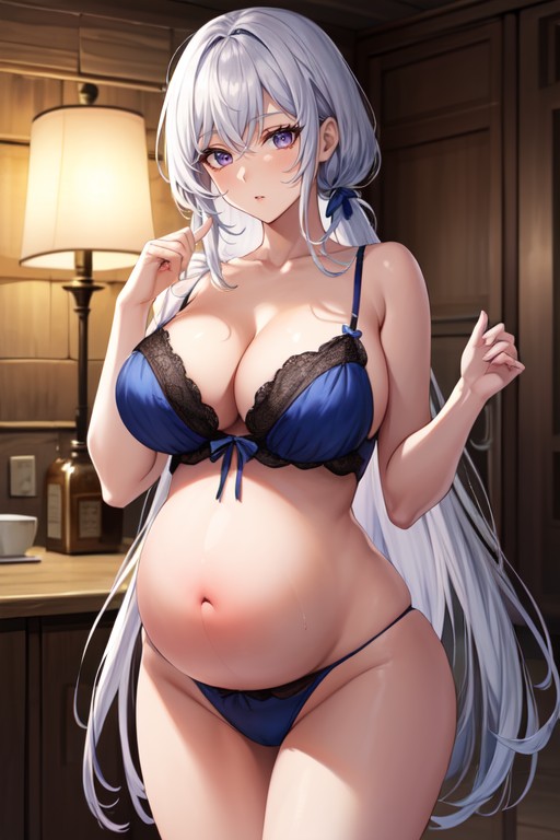 Score__up, White Hair, White Hair Hentai AI Porn