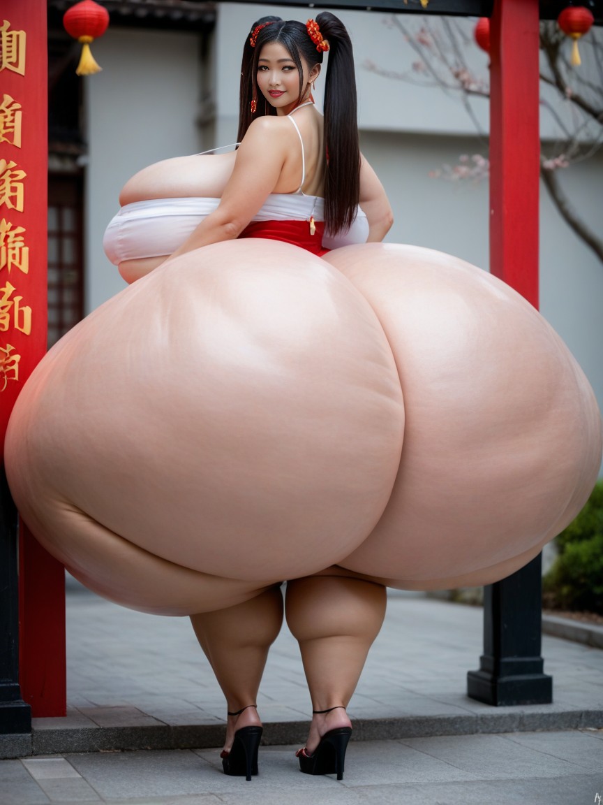 Brazilian Butt Lift, 18, 거대한 엉덩이 AI 포르노
