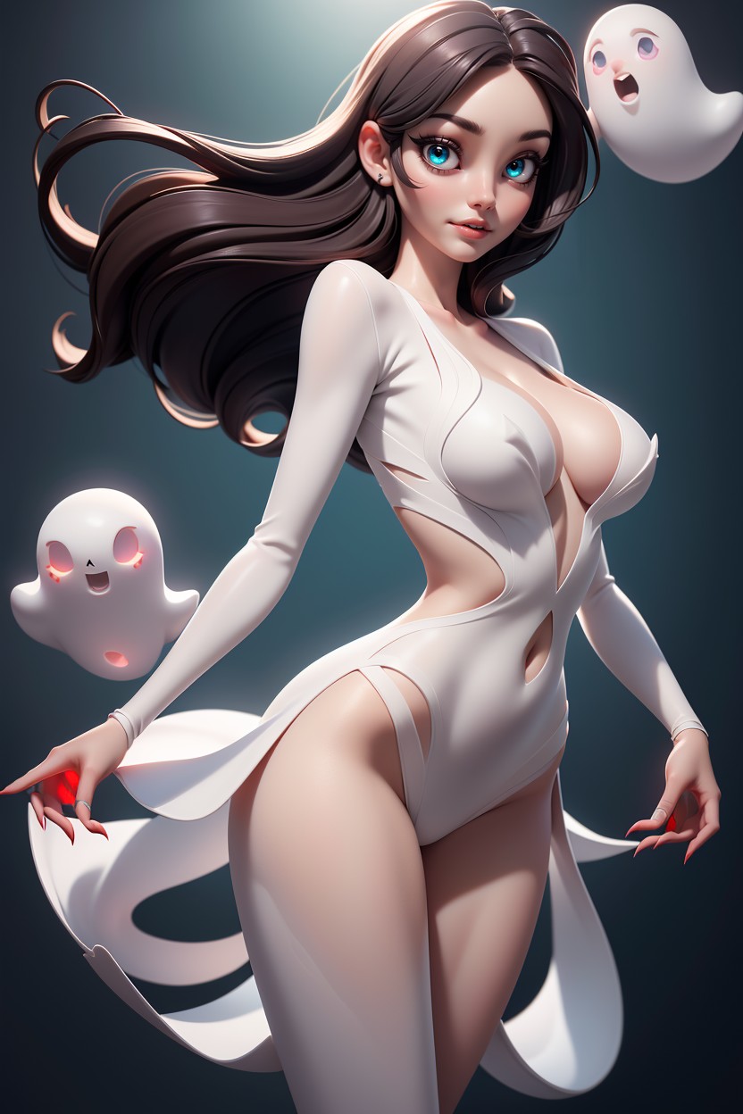 Wide Hips, Couple, Back Boob Hentai AI Porn