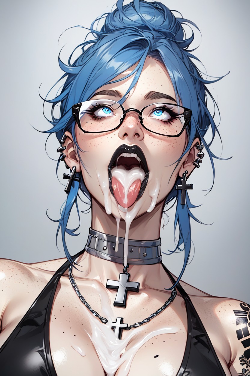 Creampie, Blue Eyes, Close Up AI Porn